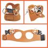 A three-piece set of three-piece anti-bite chest straps and anti-constricting straps for the two-piece vest squirrel leash