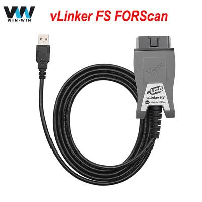VLinker FS ELM327 dla forda FORScan HS/MS-CAN ELM 327 obd 2 obd2 skaner diagnostyczny samochodu interfejs narzędzia obdii dla mazdy