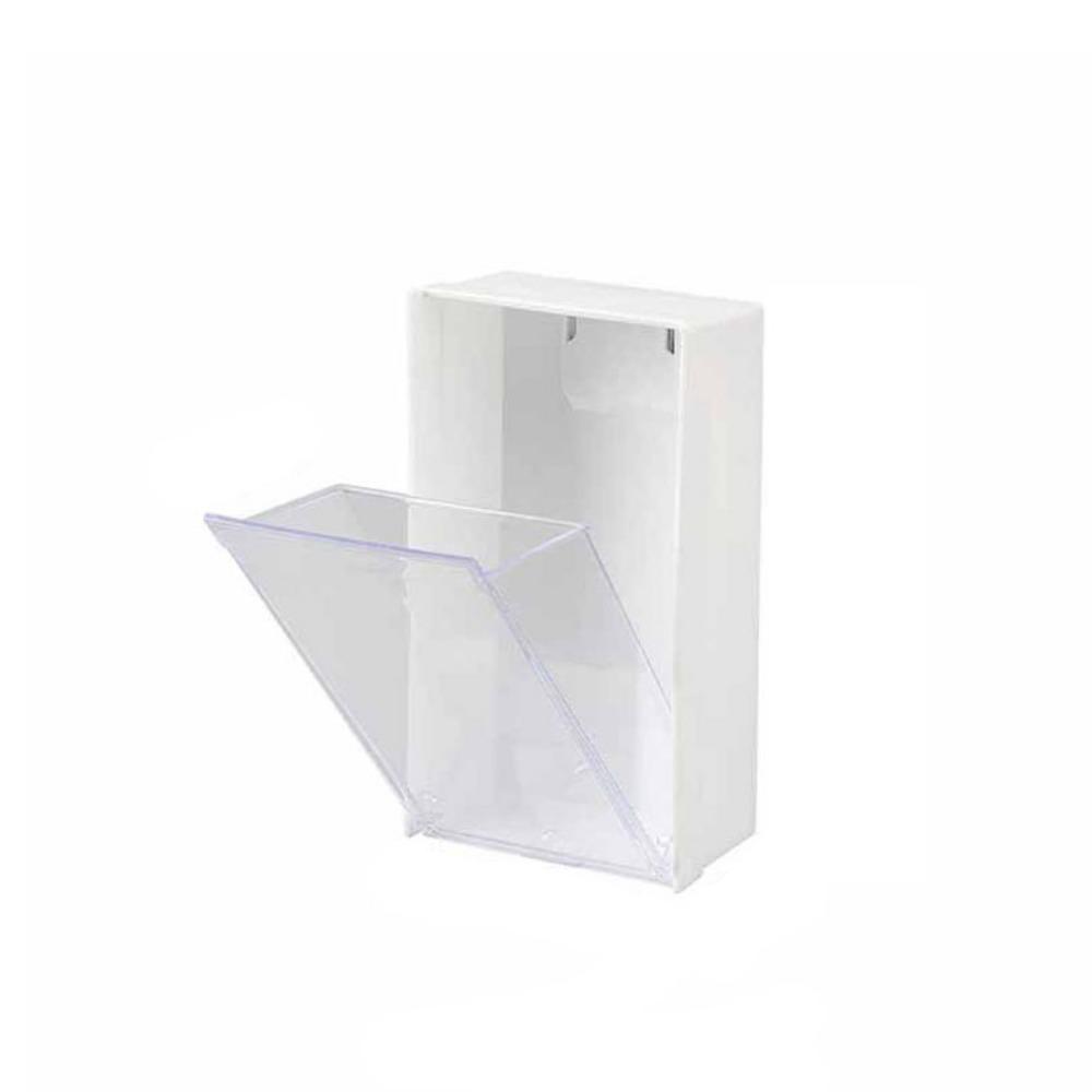 Square Mini Storage Box Space Saving Data Cable Storage Box Cotton Pad Holder  Bathroom