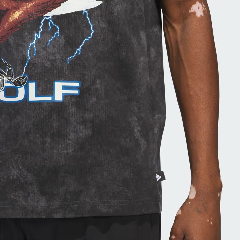 adidas Adicross Eagle Graphic Tee Grey Six Men Streetwear IM8294
