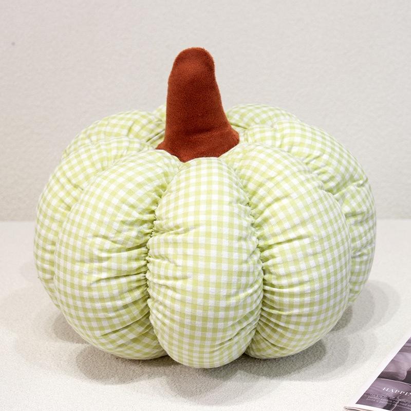 

Nordic style sub pumpkin throw pillow plush toy doll pumpkin doll cushion doll halloween gift 18*12cm（0.16kg） зелёный