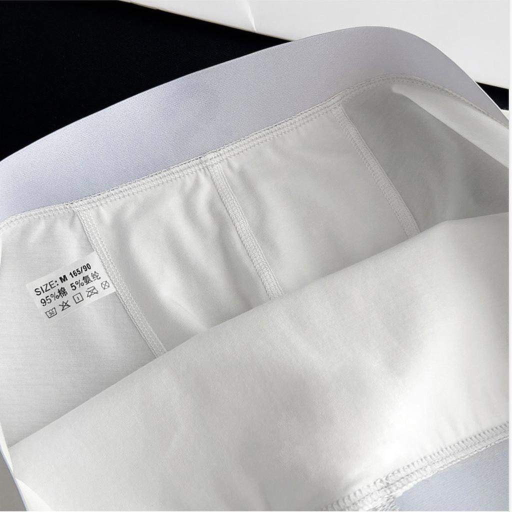 Ropa Interior para Hombre Hecha de Algodón Puro con Cuatro Esquinas Ropa Interior Deportiva Transpirable para Hombre
