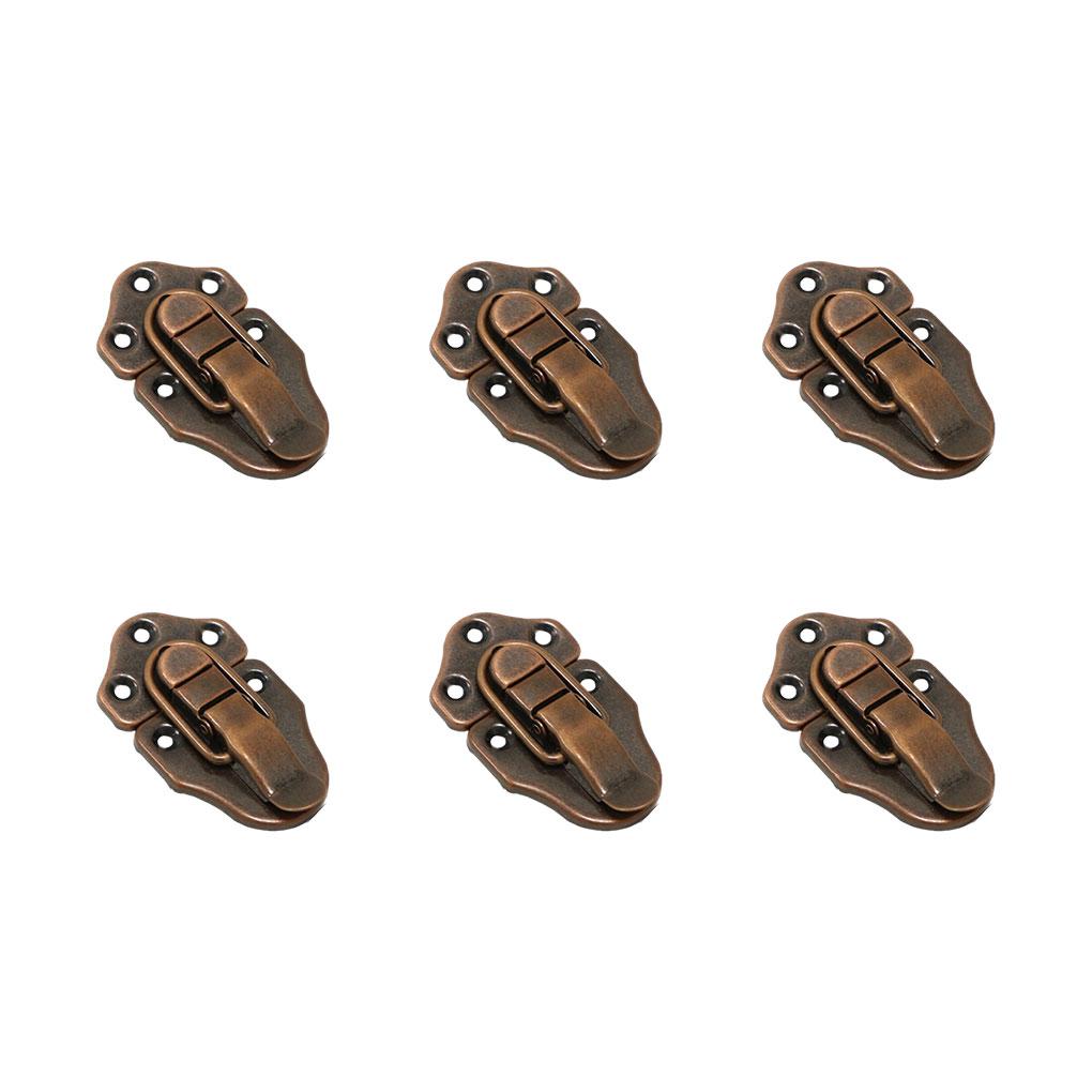 

6piece Decorative Latches Buckle For Toolbox Suitcase Unique And Easy Replacement Lock Toggle Catch