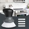 MR.SIGA Multicolor Kitchen Brush (Pack of 2) Palm Brush, Gray
