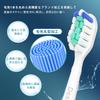 Dealswin Electric Toothbrush Replacement Brushes for Philips Sonicare Electric White and 8 Regular Replacement Toothbrushes DiamondClean, EasyClean,