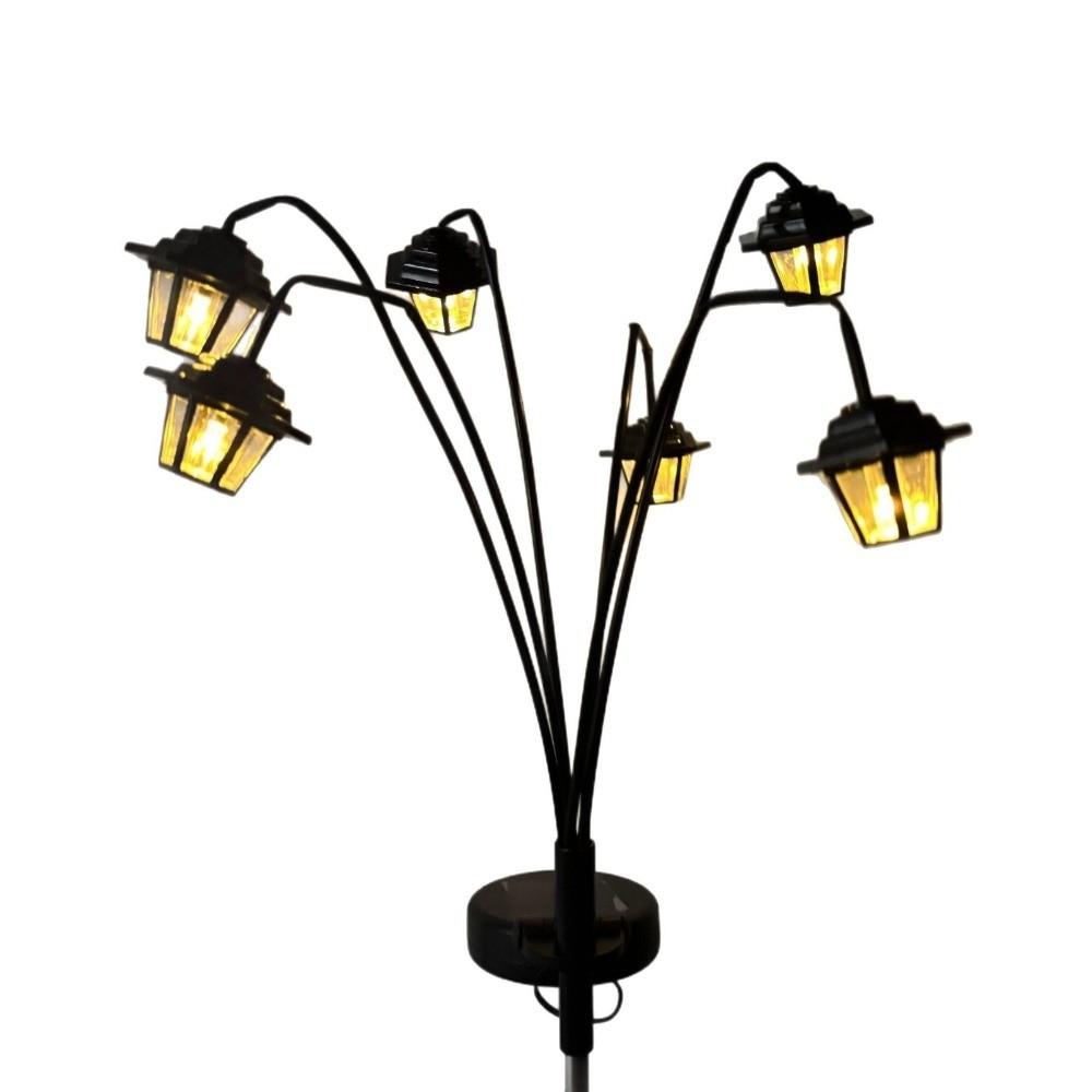 1pc Waterproof Solar Garden Lights Retro Garden Courtyard Light Lantern Decorative Light Outdoor