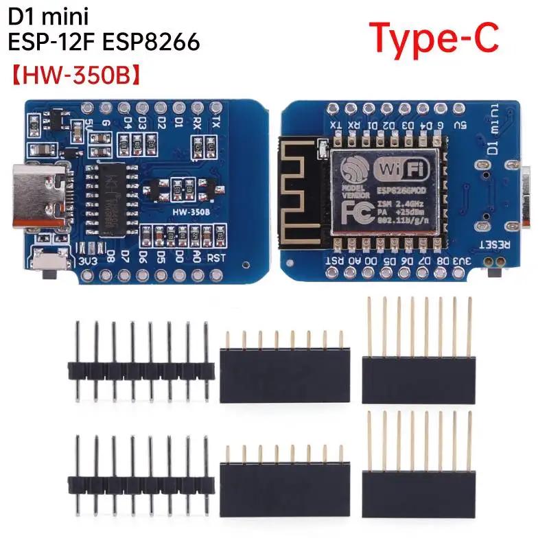 D1 Mini ESP8266 WIFI Internet of Things Development Board Based ESP-8266 D1 Mini V4.0.0/ESP-12F NodeMCU Lua IOT Board 1-5Pcs