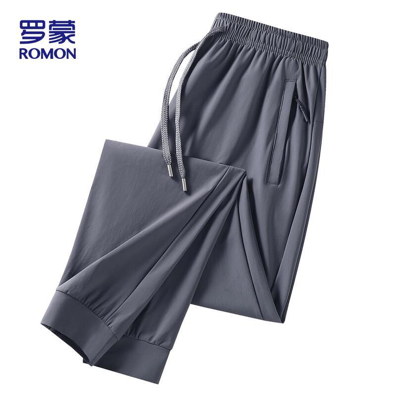 ROMON Men's Ice Silk Quick-Dry Casual Pants