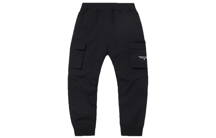 Li Ning Cargo Pants Men s New Standard Black AKXQ481-2 M