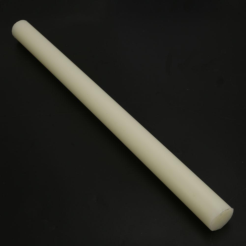 High Quality Plastic Round Nylon Rod White Bar 20Celsius35mm Diameter 500mm Length (20*500mm)