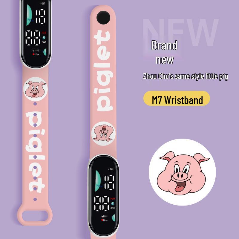 

New Cartoon Pattern Electronic Sports Fashion Watch for Kids