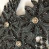 DIY 3D Flower Applique Rhinestone Lace Sewing Accessories New Sew On Patches  Clothing Decoration