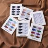 8Pcs/set High Quality Solid Color Plastic Brooch Needle Fix Scarf Islamic Turban Accessory Hijab Brooch Elegantly Safety Pin
