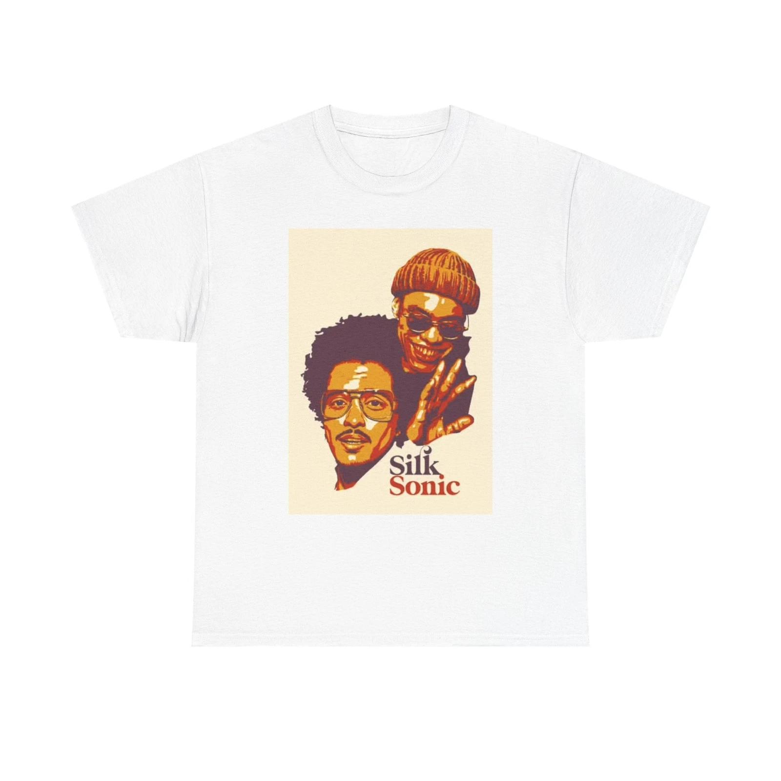 Men s and Women s T-shirts Silk Sonic Graphic S