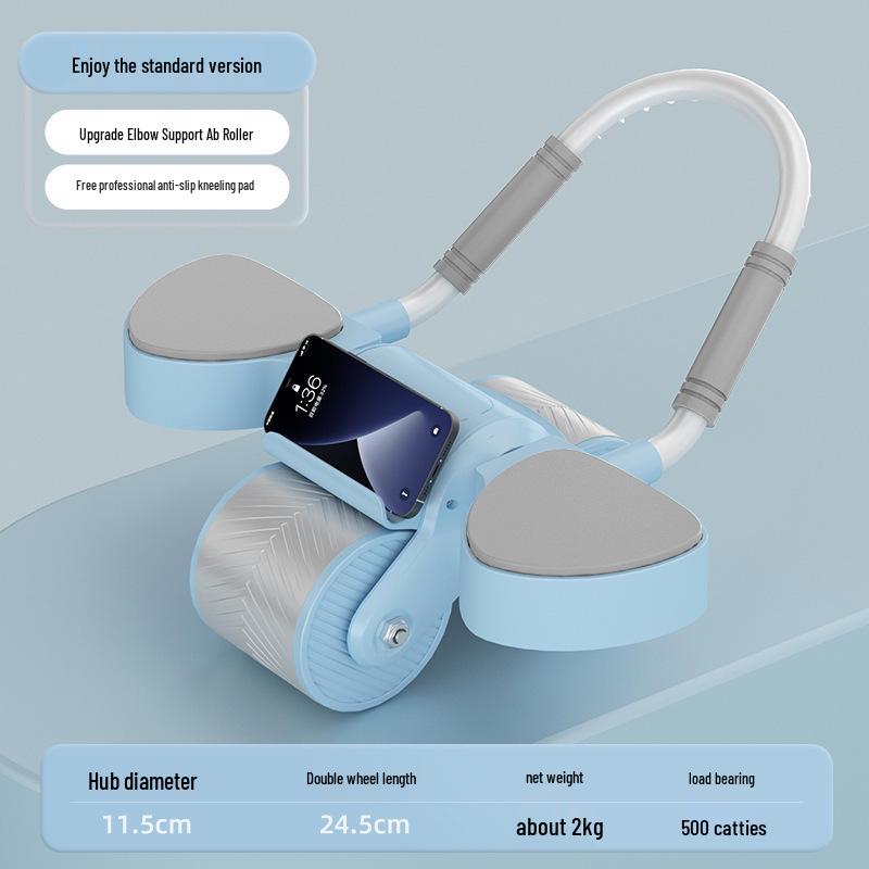 Nastavitelný Multifunkční Ab Roller s Podporou Loktů & Automatickým Návratem