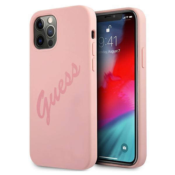 Guess Guhcp12Llsvspi Iphone 12 Pro Max6,7 Różowy/Pink Hardcase Script Vintage