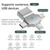 4in1 Micro-Card Phone Adapter Four-in-one Multi-function OTG Adapter TF Card Reader Usb Card Reader Card Reader Usb 3.0