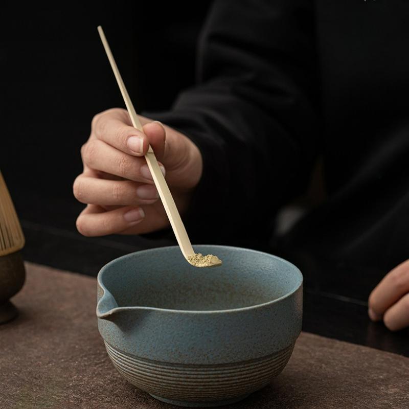Teaset Matcha Bowl Matcha Spoon Bamboo Brush Japanese Traditional Handmade Matcha Bowl Kungfu Household Tea Accessories