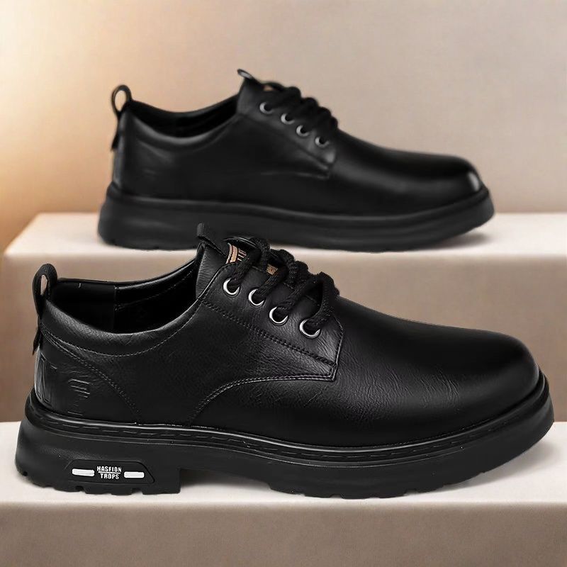 

Ботинки Martin мужские в британском стиле осень-зима 2024 новые черные мужские однопедальные универсальные высокие модные ботинки средней высоты 44 чёрный