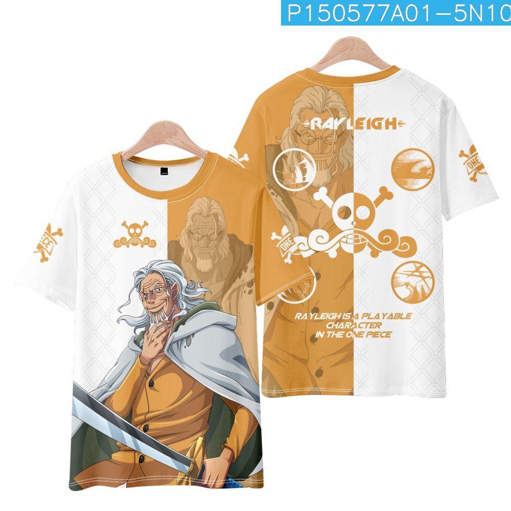 One Piece Surrounding Clothes Luffy Solona Beauty Tričko s krátkým rukávem Student Youth Anime 3D potištěné oblečení proti bolesti