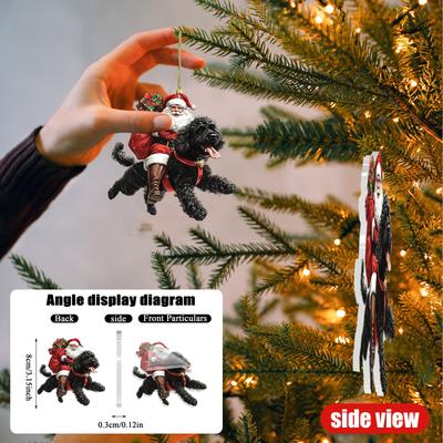 2D Christmas Ornaments, Acrylic Flat Christmas Tree, Home Decor, Christmas Tree Pendant