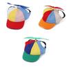 Detachable Pet Propeller Hat Sunproof Dogs Helicopter Top Hat Colorful Dog Baseball Cap  Outdoor
