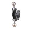 Adjustable 17mm to 17mm Ball Mounting Arm Heavy Duty Iron Clamp Rotatable Metal Clamp for Mobile Phone Monitor Video