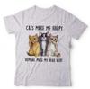 Cats Make Me Happy HuUnisexs Make Head Hurt Unisex Kids Tshirt Funny Cute