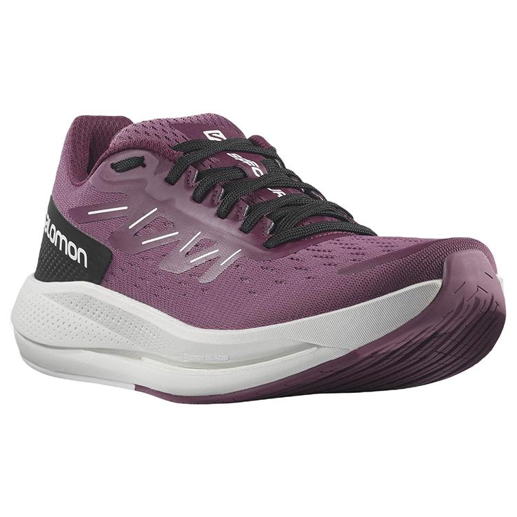 SALOMON Running Shoes Women's Low Top Grape Purple 415891