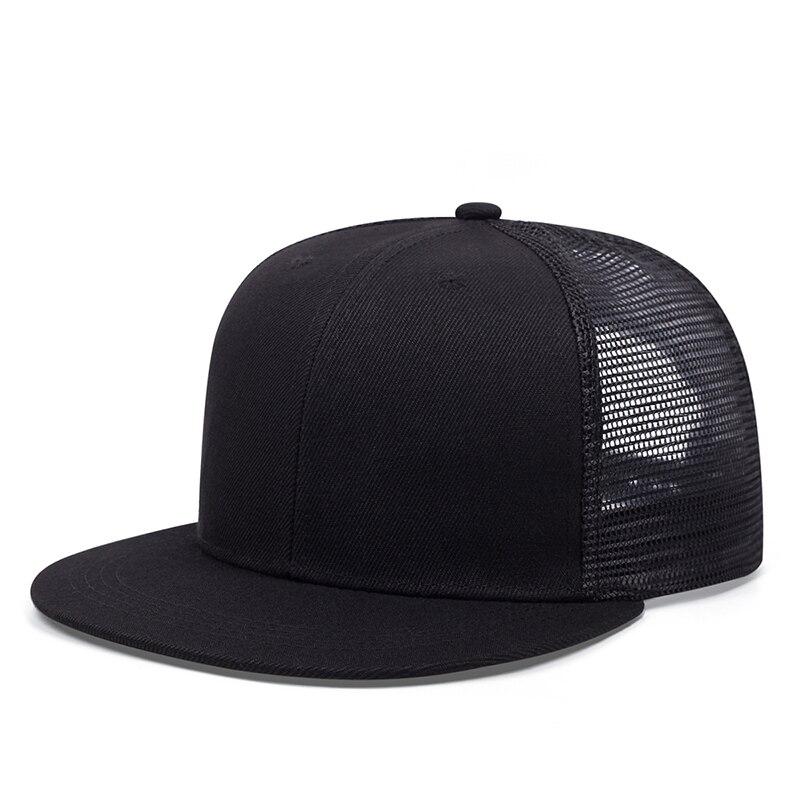 Camouflage Baseball Cap For Men Mesh Trucker Hat Unisex Fashion Summer Snapback Cap Flat Brim Skateboard Hip Hop Hats