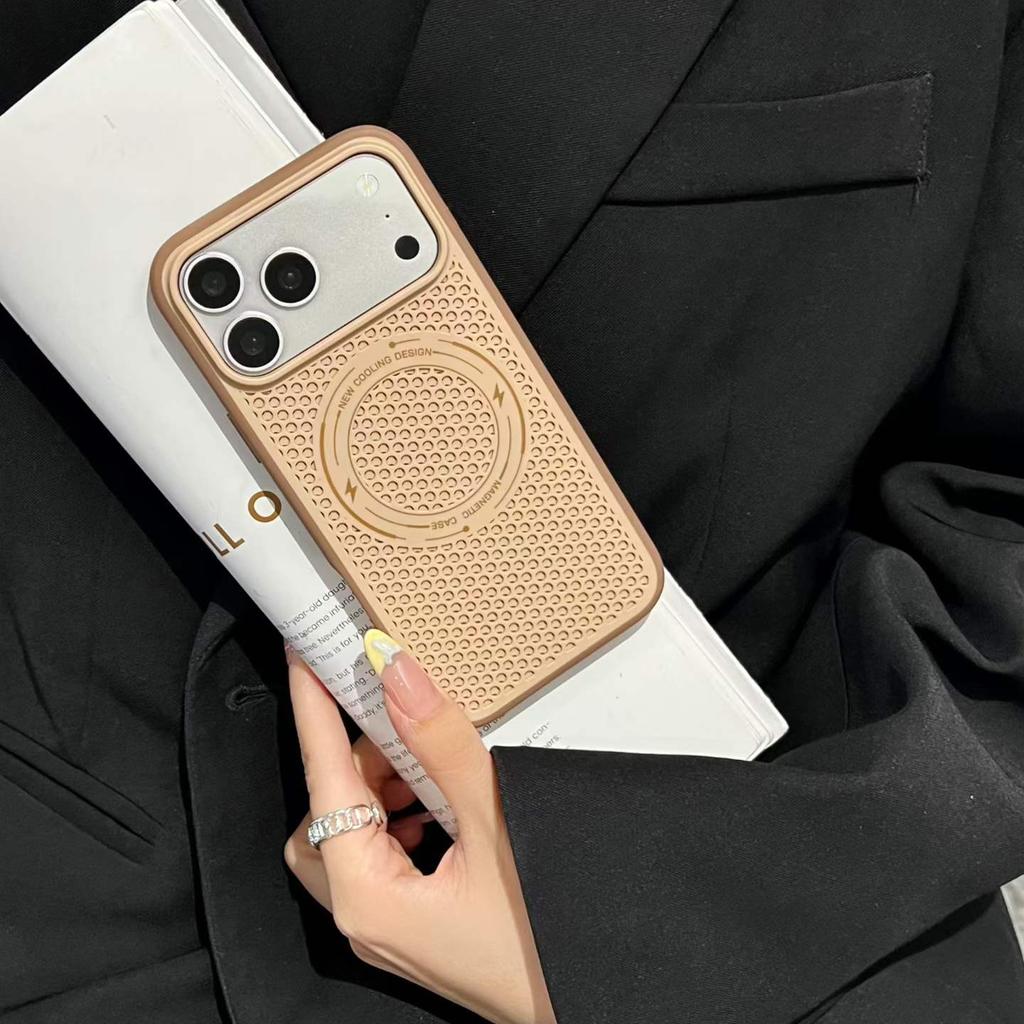 17 Applicable iPhone16promax Honeycomb Cooling 16 Apple 17Pro Mobile Phone Case 17promax Protective Case