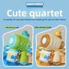 Handheld Bubble Blower With Cartoon Rabbit Dinosaur Duck Design For Children