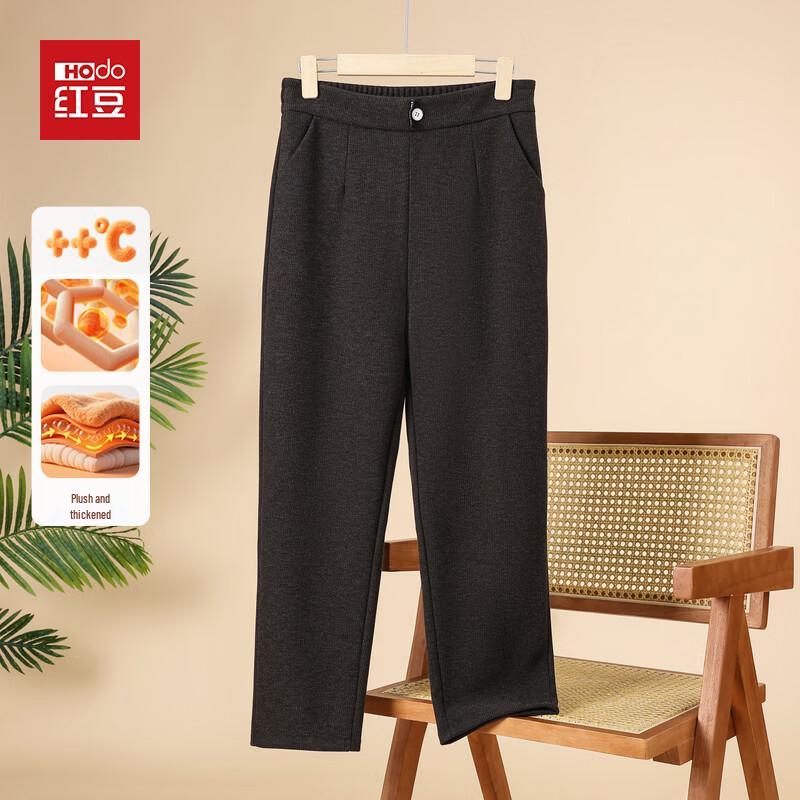 Hodo Women s Winter Lined Elastic Waist Casual Pants 2XL