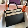 2025 New Style Top Layer Handheld Leather 25cm Outer Strap Epsom Single Handle Tote Bag Women's Bag