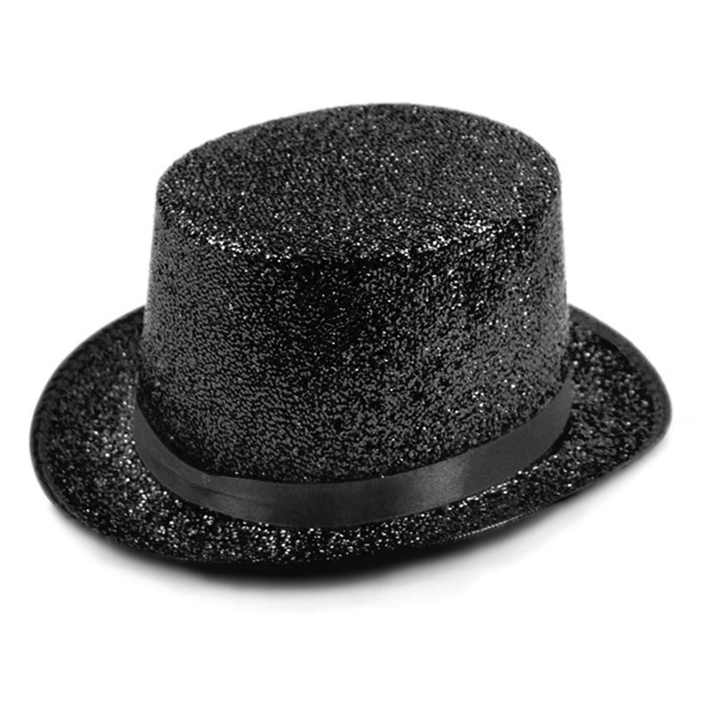 Blingbling Fedora Glitzer Hut mit kurzer Krempe für Damen Herren Foto-Requisiten Western Fedora für Parade-Shows Unisex-Trageweise