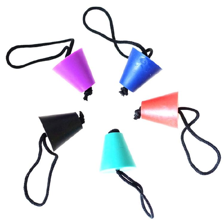 Waterproofed Silicones Kayaks Drain Hole Stoppers with Lanyards Universals Drain Hole Plugs for Canoes Boats Accessories