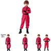 Squid Game Role Play Red Bodysuit With Polyester Fabric For Teenagers And Cosplayers Halloween Dress