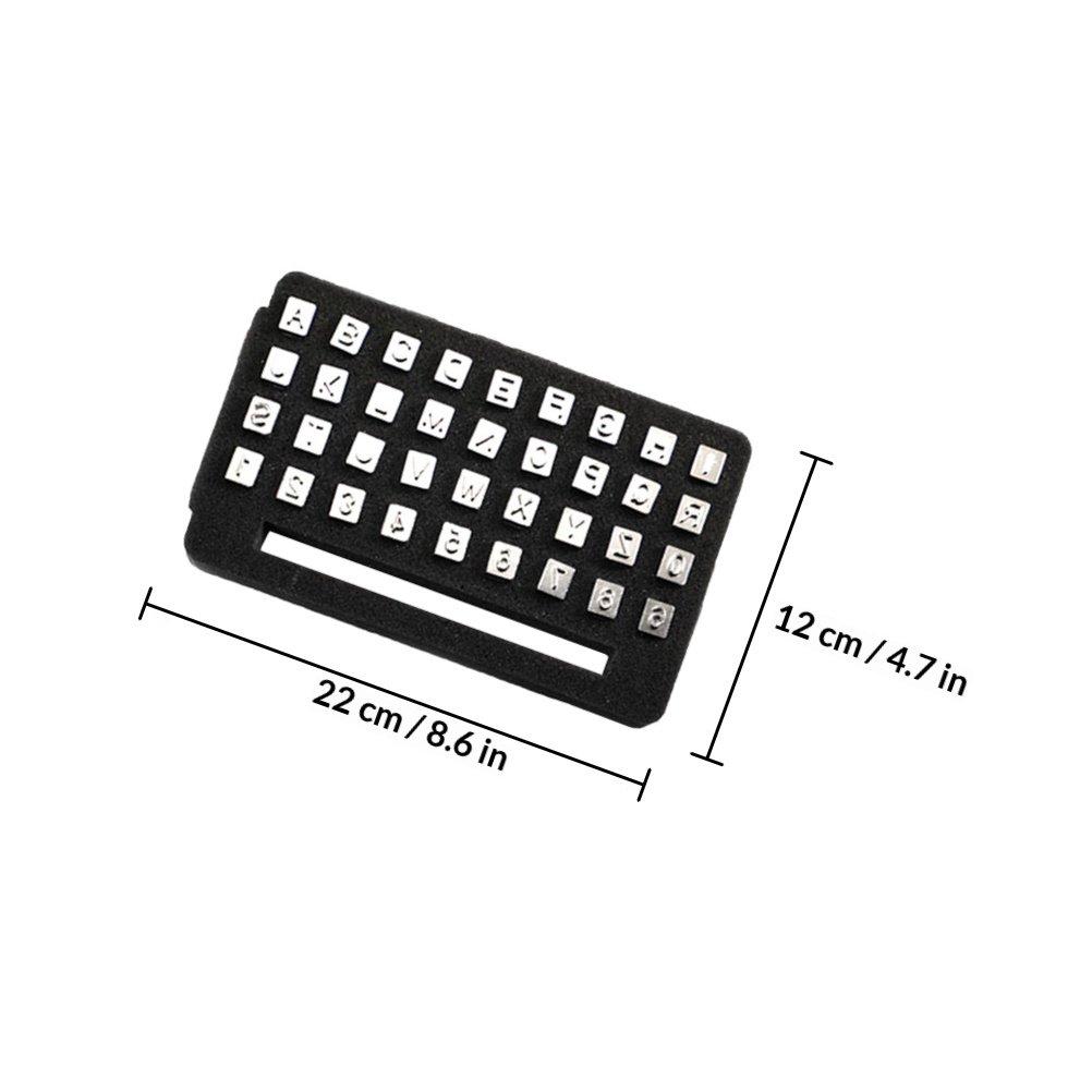 1Set Alphabet Stamp Alloy Steel Letter Number Punch Tool DIY Craft Jackets Bags Shoes Belts Accessories