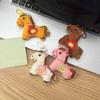 Hanging Decor Horse Year  Key Ring Stuffed Animal Pony Plush Pendant  New Year Gift
