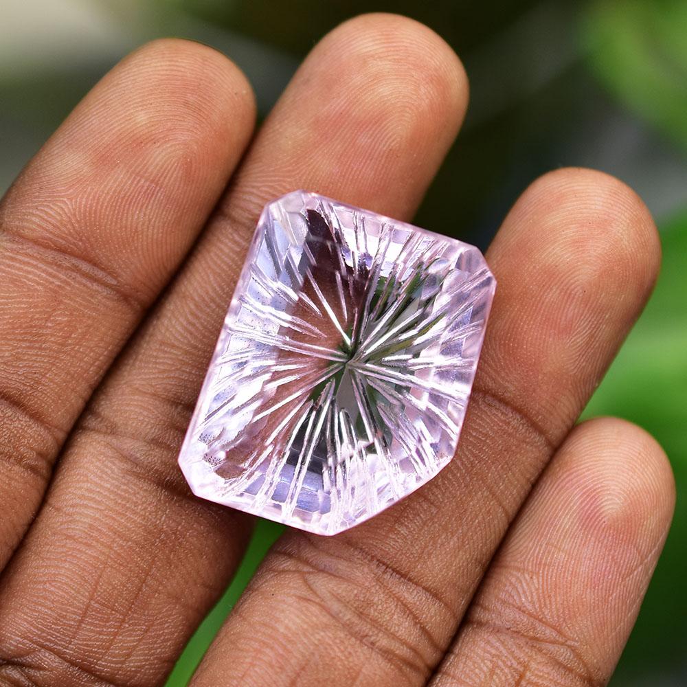 Certified Natural Pink Topaz Fancy Cut 63.4 Ct Beautiful Huge Loose Gemstones