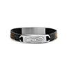 [Frank1967] Infinity 2 Läderarmband Brunt 7FB-0301