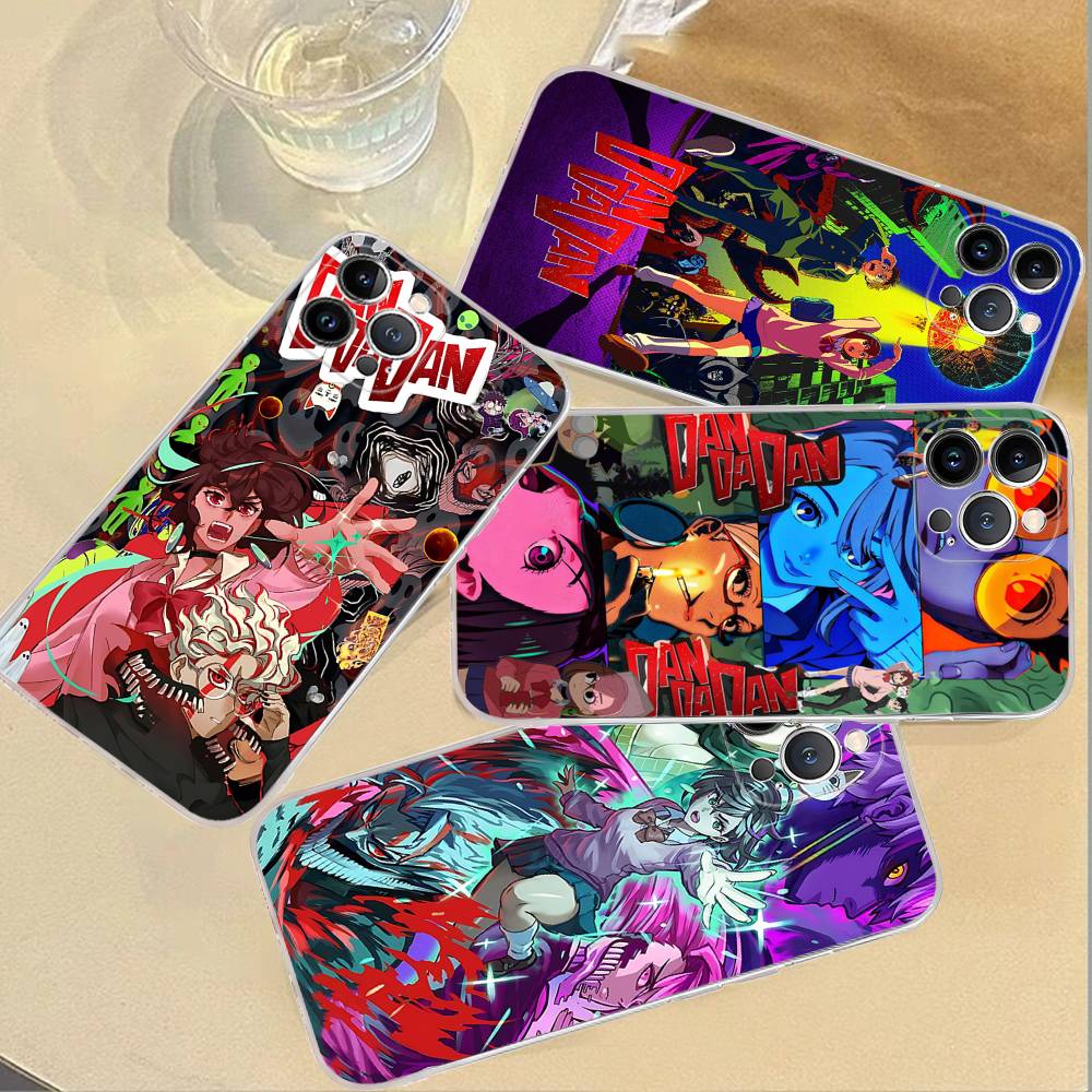 Anime DandadanS Hot New Transparent TPU Phone Case For IPhone 17 11 12 13 14 15 16 Pro Max 16 Plus Cover