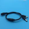 Adaptateur d'alimentation de connecteur de répartiteur d'alimentation CC de ligne Câble d'extension de ligne d'alimentation One Drag Two
