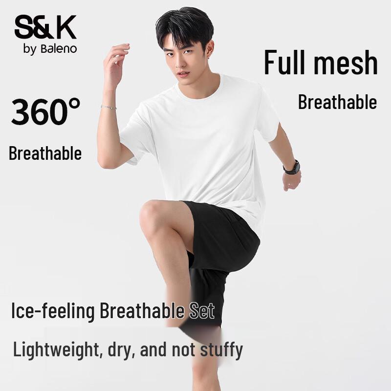 Baleno Men s S&K Summer T-Shirt & Shorts Set 5XL