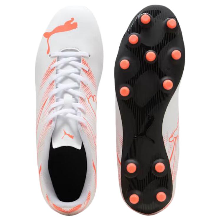 Puma Attacanto Soft And Comfortable Soccer Shoes Men sneaker White 107477-13