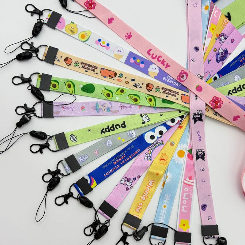 In-Stock Customizable Cartoon ID Badge and Phone Lanyard