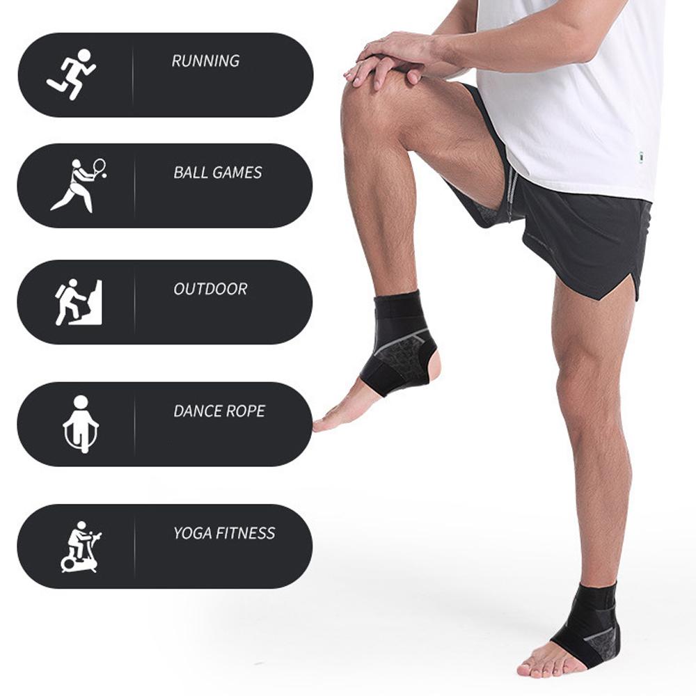 Ankle Brace For Women Men 1Pcs Ankle Support Sleeves For Sprained Ankles,Swelling & Heel Spur Pain,Plantar Fasciitis Sports,Gym