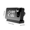 Advanced Digital Alarm Clock with 180 Degree Ceiling Projector and LED Display Perfect for Bedroom and Office Use