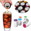 6pcs Silicone Can Lids, Soda Water Silicone Lids, Silicone Sealing Cover, Beverage Beer Can Lids, Drinkware Accessories, 2.5in*0.5in
