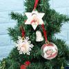 Hanging Home Decor Picture Frame Pendant Photo Christmas Ball Xmas Tree Ornaments Photograph Holder